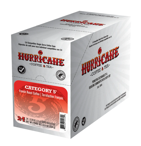 Hurricane Coffee and Tea 24 CT Single Serve Cups Category 5
