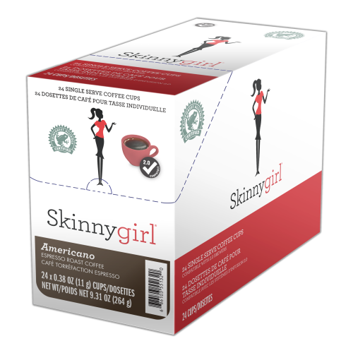 Skinny Girl 24 CT Single Serve Cups Americano Esspreso Roast