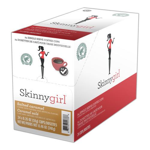Skinny Girl 24 CT Single Serve Cups Salted Caramel Flavoured
