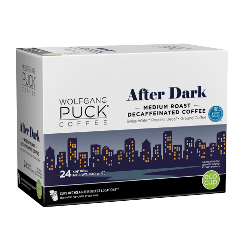 Wolfgang Puck Coffee 24 CT Eco Cups ® After Dark SWP Decaf 4 x 24