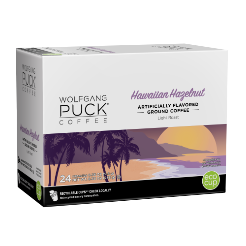Wolfgang Puck Coffee 24 CT Eco Cups ® Hawaiian Hazelnut 4 x 24