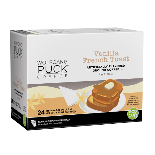 Wolfgang Puck Coffee 24 CT Eco Cups ® Vanilla French Roast 4 x 24