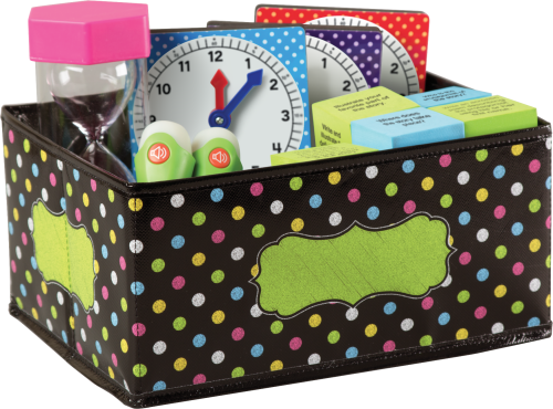 Chalkboard Brights Small Storage Bin