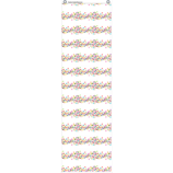 Confetti 10 Pocket File Storage Pocket Chart (14" x 58")