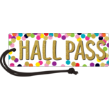 Confetti Magnetic Hall Pass