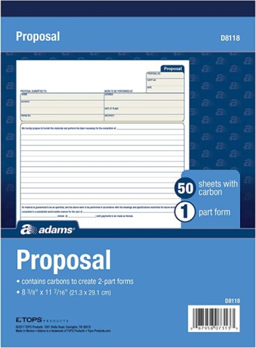 Proposal Book CTN ONLY