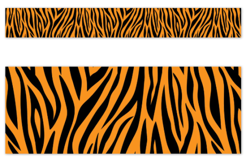 Jungle Friends Tiger Stripes EZ Border