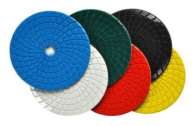 Turbo Flexible Resin Pads, 5", 100grit
