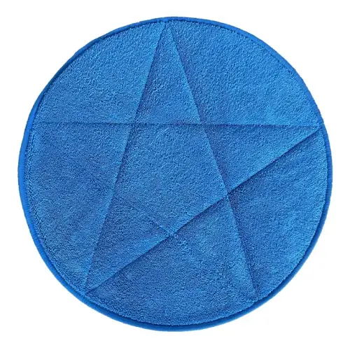 Carpet Bonnet, Microfiber Loop Pile Blue, 8"