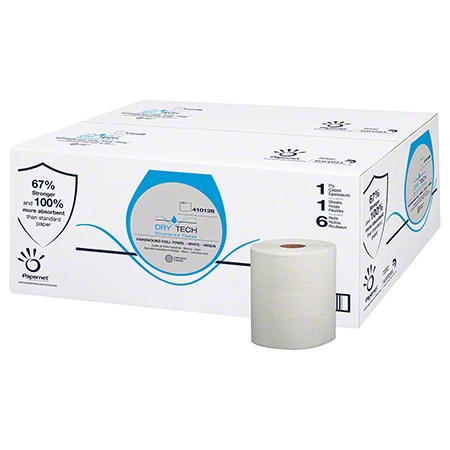 Hardwound Roll Towel, 10", Tad, Sofidel, White, 6rolls/550'