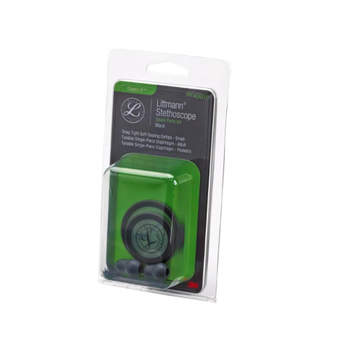 3M Littmann Stethoscope Spare Parts Kit, Classic III and Cardiology IV - Black