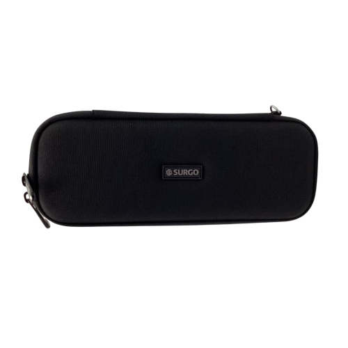 Deluxe Deep Compact Stethoscope Case - Black