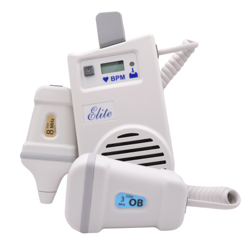 Imex Elite 200R Handheld Doppler With 3 MHz Obstetric & 8 MHz Vascular Probe & Digital Display (Rechargeable)