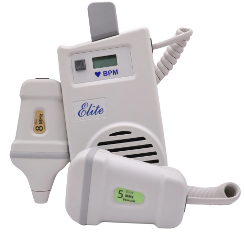 Imex Elite 200 Handheld Doppler With 5 & 8 MHz Vascular Probes & Digital Display