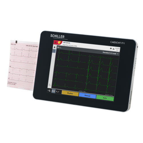 Cardiovit FT-1 EKG with Interpretation - Tablet Format ECG System with 8" Multi-Touch Display