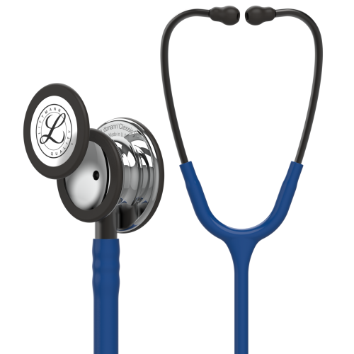 3M™ Littmann® Classic III™ Stethoscope, Mirror Chestpiece - Navy Blue Tube