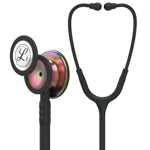 3M™ Littmann® Classic III™ Stethoscope, Rainbow Chestpiece - Black Tube