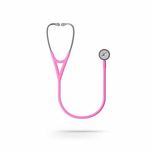 3M™ Littmann® Cardiology IV™ Stethoscope, 6159C, Stainless Steel Chestpiece, Rose Pink Satin-Finish Tube - 27" - 350-6159C