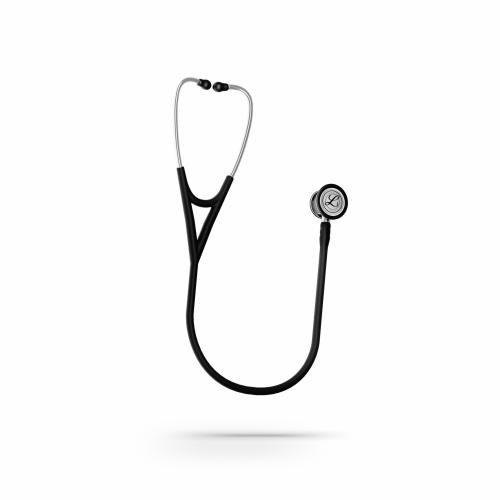 3M™ Littmann® Cardiology IV™ Stethoscope, 6177C Mirror Chestpiece, Black Satin-Finish Tube - 27" - 350-6177C