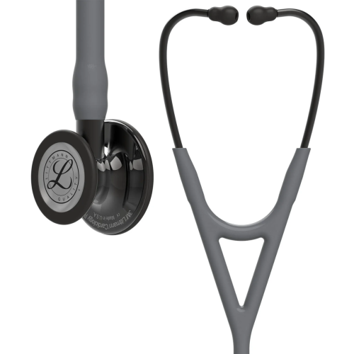 3M™ Littmann® Cardiology IV™ Stethoscope, Smoke Chestpiece - Grey Tube & Smoke Stem (27")