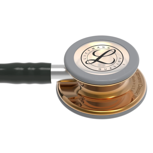 3M™ Littmann® Classic III™ Stethoscope, Limited Edition High Polish Copper CP, Black Tube - 27" - 350-5646