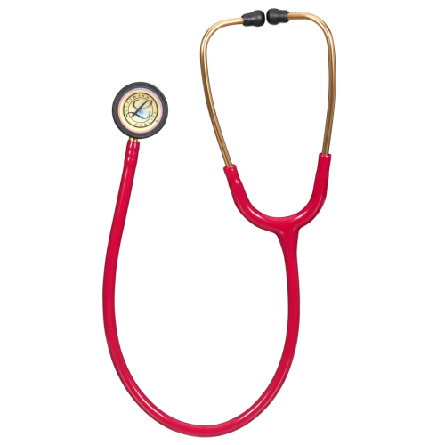 3M™ Littmann® Classic III™ Stethoscope, Rainbow Chestpiece - Raspberry Tube - 350-5806