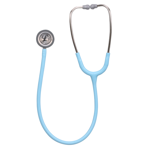 3M™ Littmann® Classic III™ Stethoscope, Stainless Finish Chestpiece, Marine Blue Satin Tube - 350-5912C