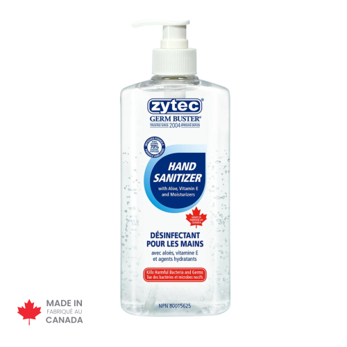 Zytec Germ Buster Hand Sanitizer Gel 70% - 500mL Pump Bottle