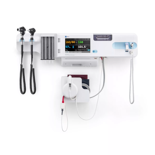 Welch Allyn CONNEX Integrated Wall System With Nellcor SpO2, SureTemp Plus, MacroView Basic LED Otoscope and PanOptic Basic LED Ophthalmoscope
