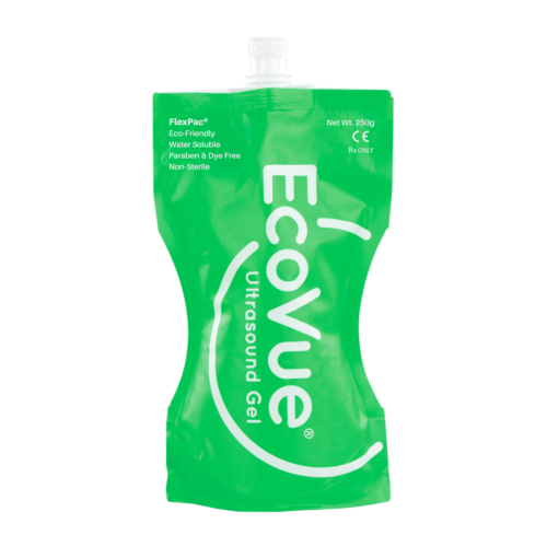 EcoVue Ultrasound Gel 250ml (8oz) Flex Pack