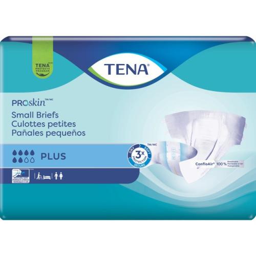 TENA® ProSkin™ Plus Small Incontinence Brief – Moderate Absorbency (Pack of 20)