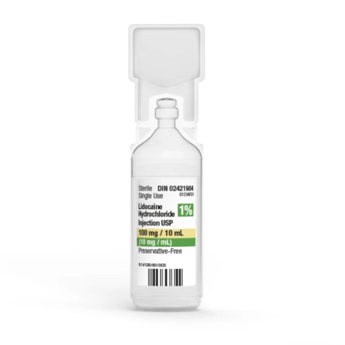 Lidocaine HCl Injection 1% Plain - 10mL Polyampoule (No Preservative)
