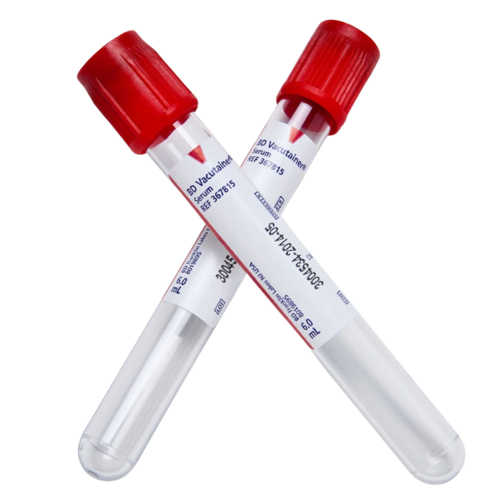 BD Vacutainer Plus Serum Tube Plastic Red - 6 ml (Box of 100) = 150-367815