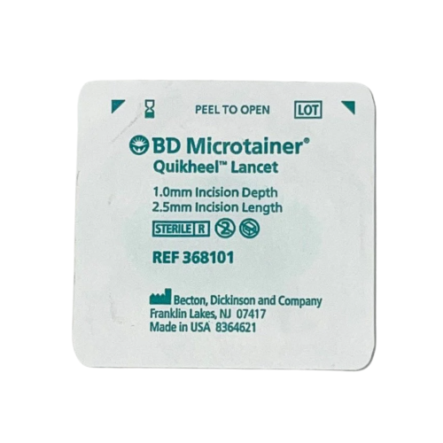 BD Microtainer® Quikheel™ Lancet 2.50 mm x 1.00 mm (Infant) - Box of 50 = 150-368101