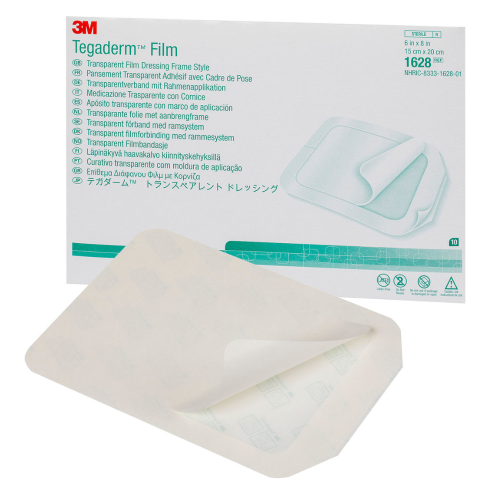3M™ Tegaderm™ Transparent Film Dressing Frame Style - 6" x 8" (Box of 10)