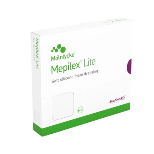 Mepilex® Lite Soft Silicone Foam Dressing – 15cm x 15cm (Box of 10)
