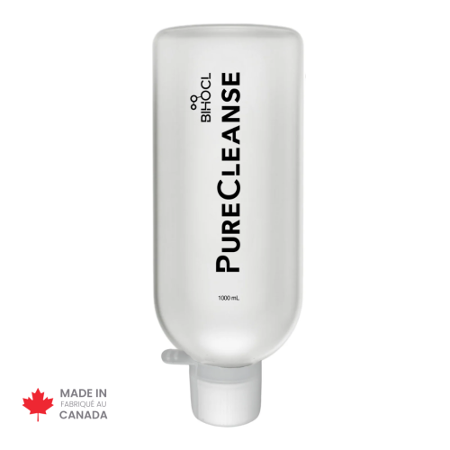 PureCleanse™ Antimicrobial Wound Solution - 1000 mL, Spikeable Cap