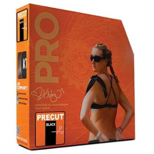 Pre-Cut Roll - Black KT Pro Jumbo 150 10" Strips