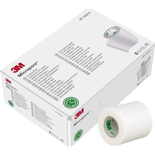 thumbnail image 2 of 2 X Medical Tape MicroporeTM Paper 2 Inch X 10 Yards, 6 Per Box 2 of 14