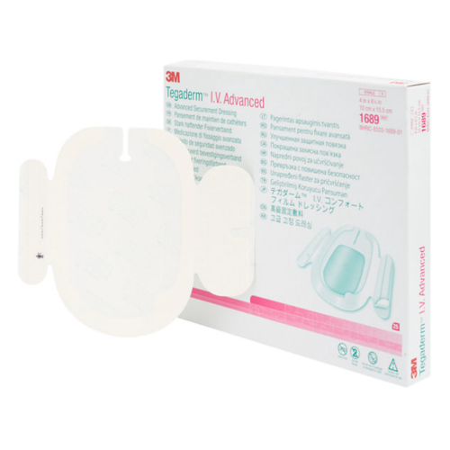 3M™ Tegaderm™ I.V. Advanced Securement Dressings - 15.5cm x 10cm (Box of 25)