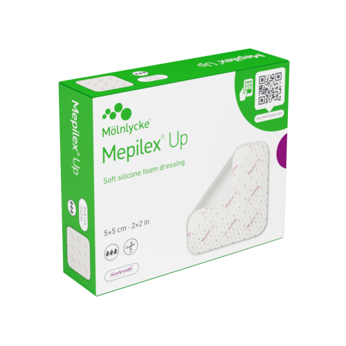 Mepilex® UP Non-Bordered Soft Silicone Foam Dressing - 5cm x 5cm (Box of 5)