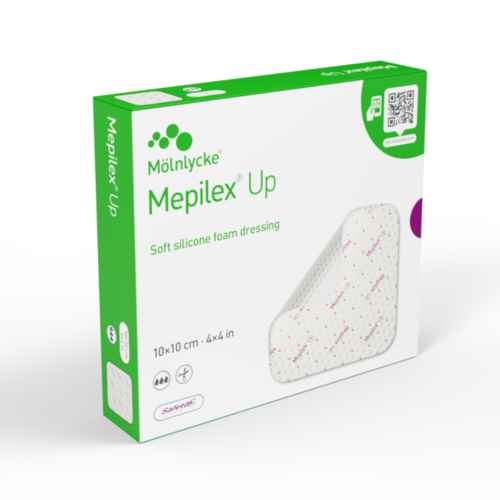 Mepilex® UP Non-Bordered Soft Silicone Foam Dressing - 10cm x 10cm (Box of 5)
