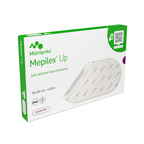 Mepilex® UP Non-Bordered Soft Silicone Foam Dressing - 10cm x 20cm (Box of 5)