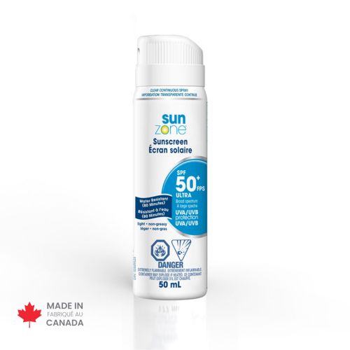 SUNZONE SPF 50+ Ultra Sunscreen Mini Spray - 50ml