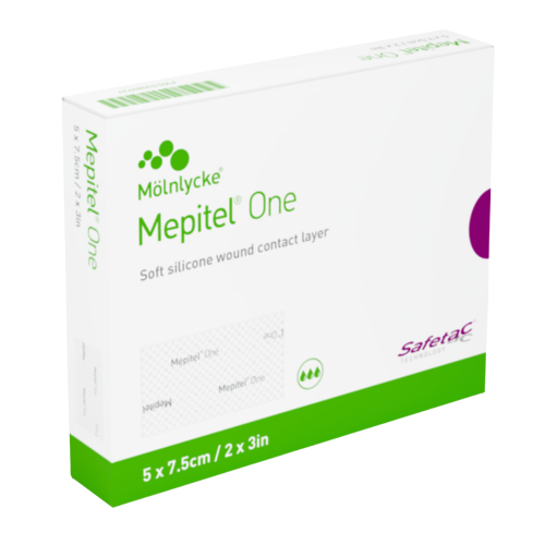 Mepitel® One Wound Contact Layer Dressing - 5cm x 7.5cm (Box of 10)
