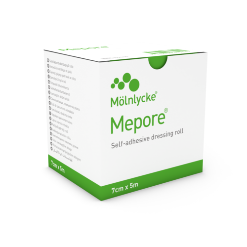 Mepore® Self-Adhesive Absorbent Post-Operative Dressing Roll - 7cm x 5m