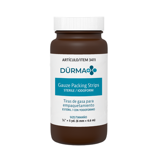 Dynarex Dürma+ Sterile Packing Strips, Iodoform - 1/4" x 5 yds = 300-3411