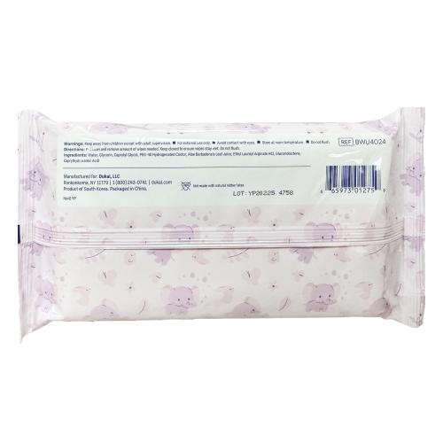 Baby Wipes in Soft Pack with Peelable Lid, Unscented, 7" x 8" - Pack of 40 = 300-4024