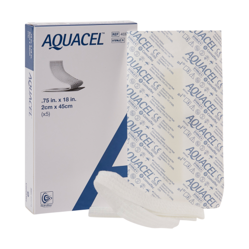 AQUACEL® Ribbon Dressing with Strengthening Fiber – 2cm x 45cm (Box of 5)
