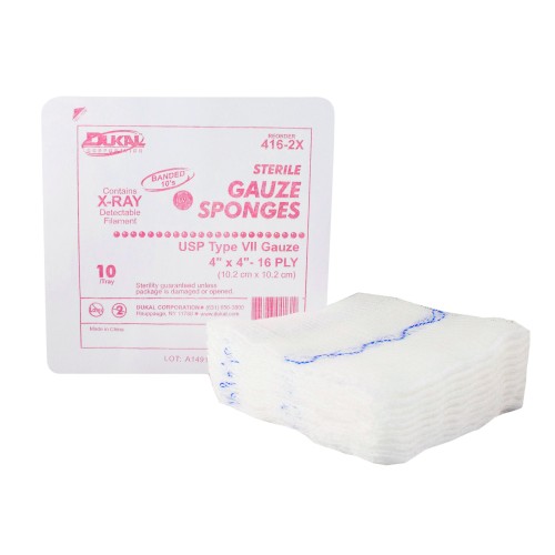 Sterile XRay Detectable VII Gauze Sponges Medical Suppliees